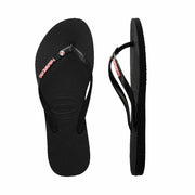 SLIM METAL LOGO CRYSTAL B BLACK/PINK