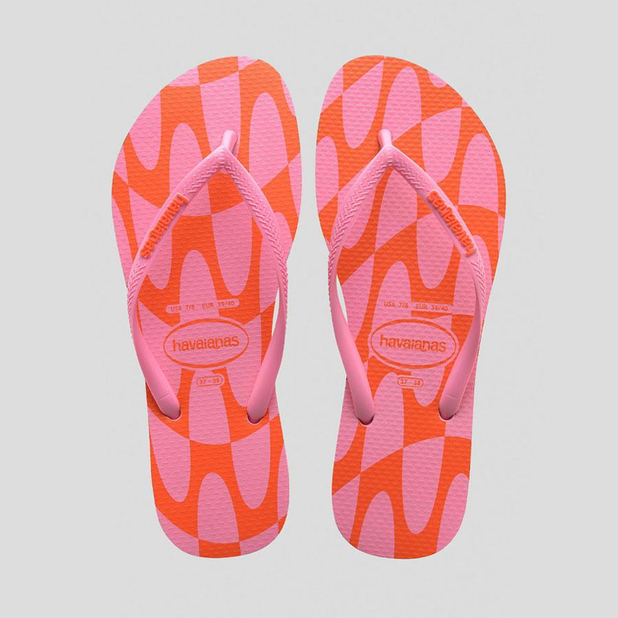 SLIM DISTORTED WAVE PINK