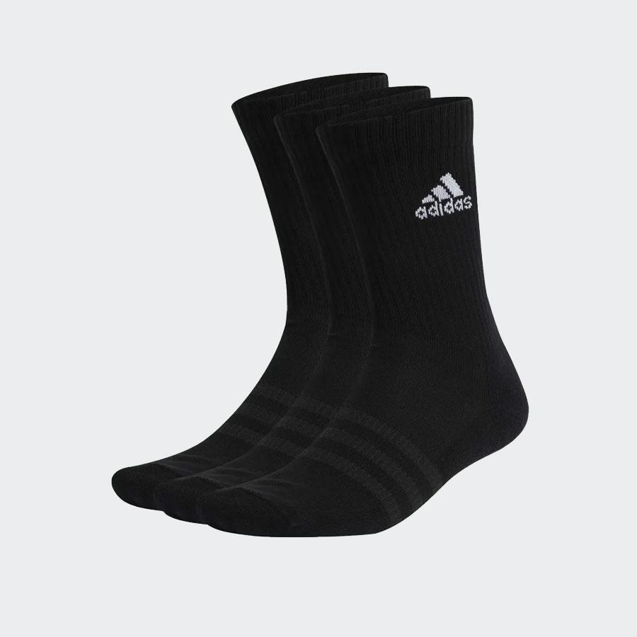 Adidas Crew Socks 3 Pack BLACK/WHITE