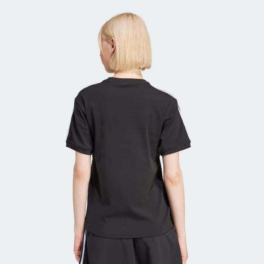 3 STRIPE TEE BLACK