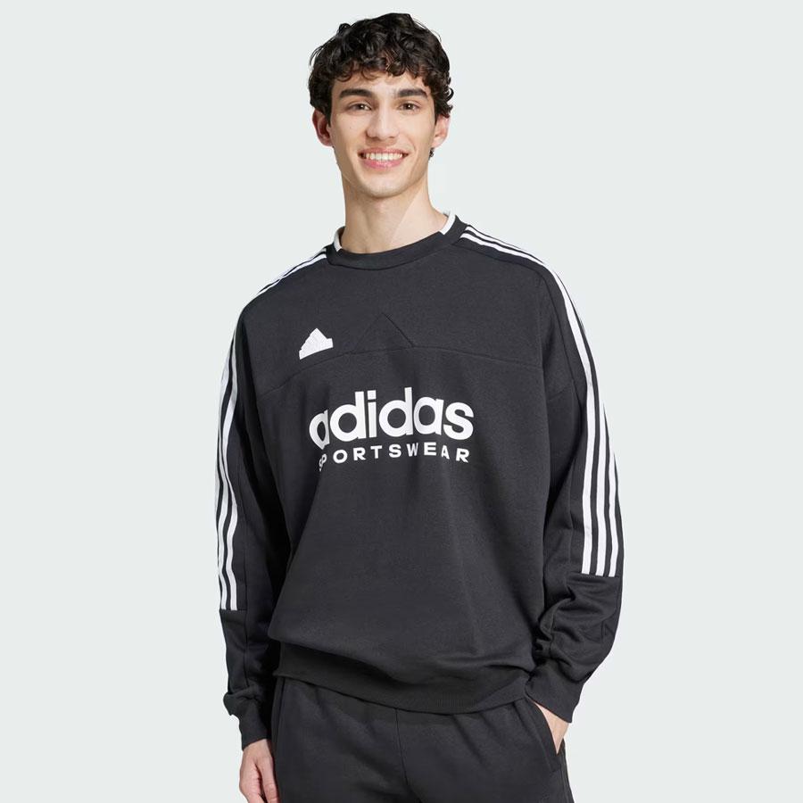 M TIRO FL CREW BLACK/WHITE