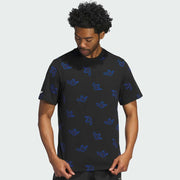 SHMOO AOP TEE BLACK/ROYBLU