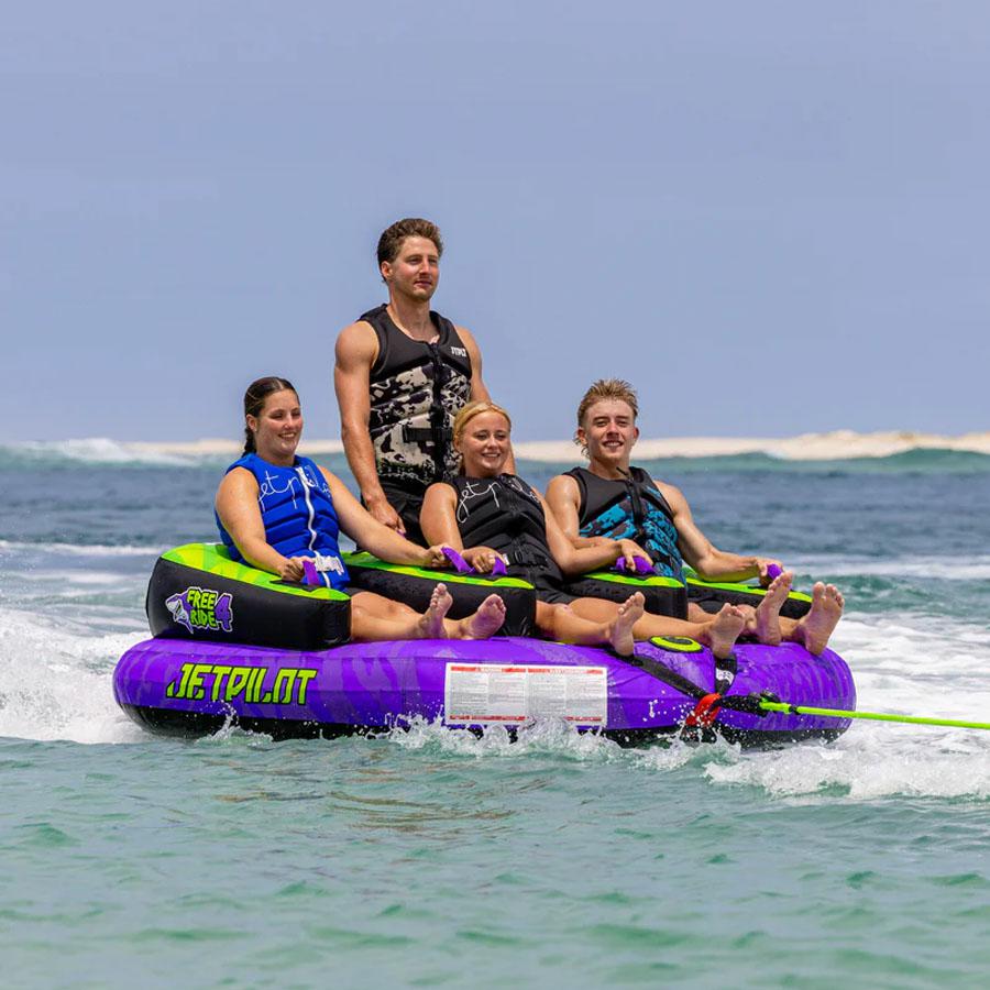 FREERIDE 4 TOWABLE PURPLE/GREEN