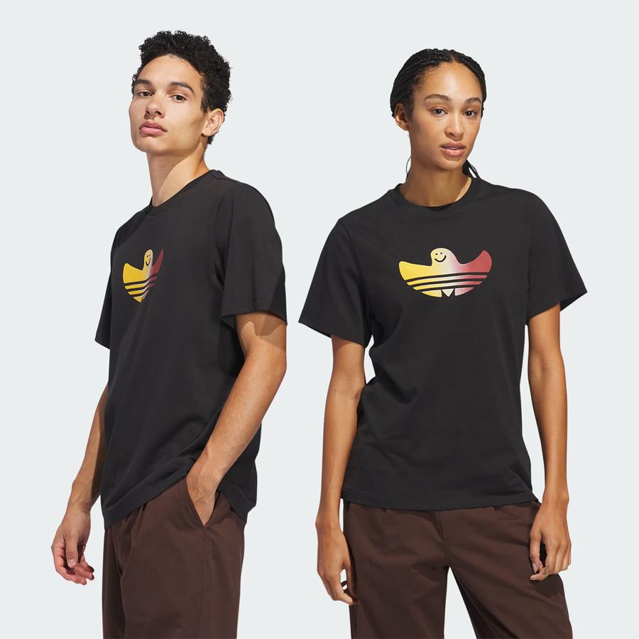 SHMOO FILL TEE BLACK/MULTCO