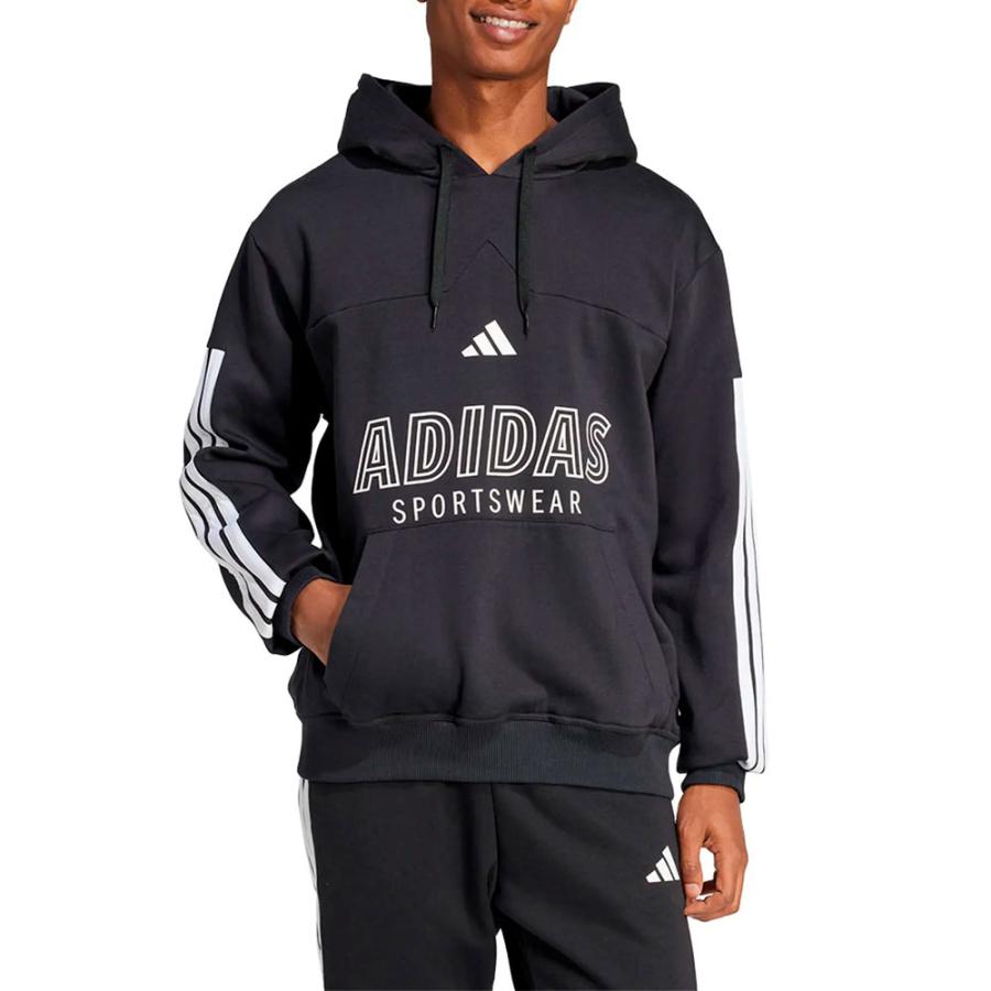 M TIRO FL HDY BLACK/WHITE