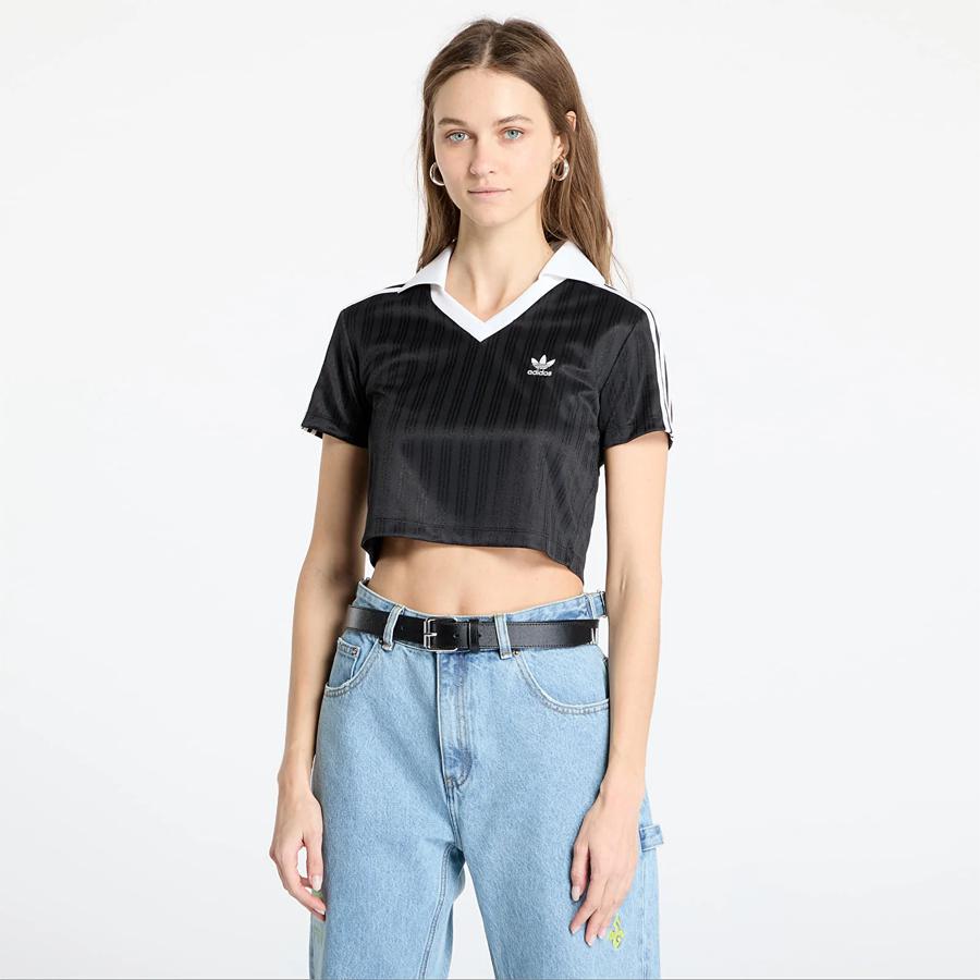 V-NECK POLO BLACK