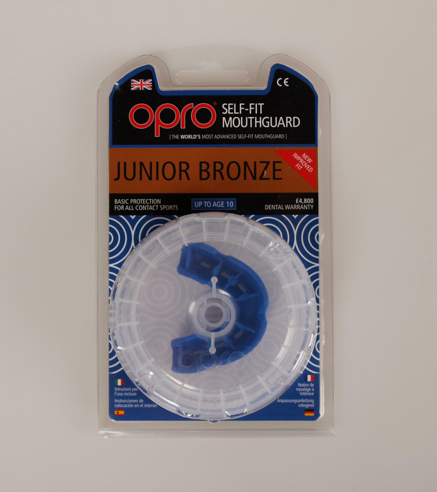 JUNIOR BRONZE 4 MOUTHGUAR BLUE