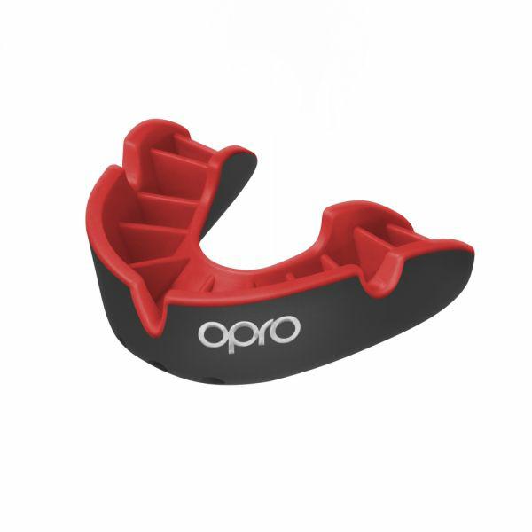 JUNIOR SILVER 4 MOUTHGUA BLACK/RED