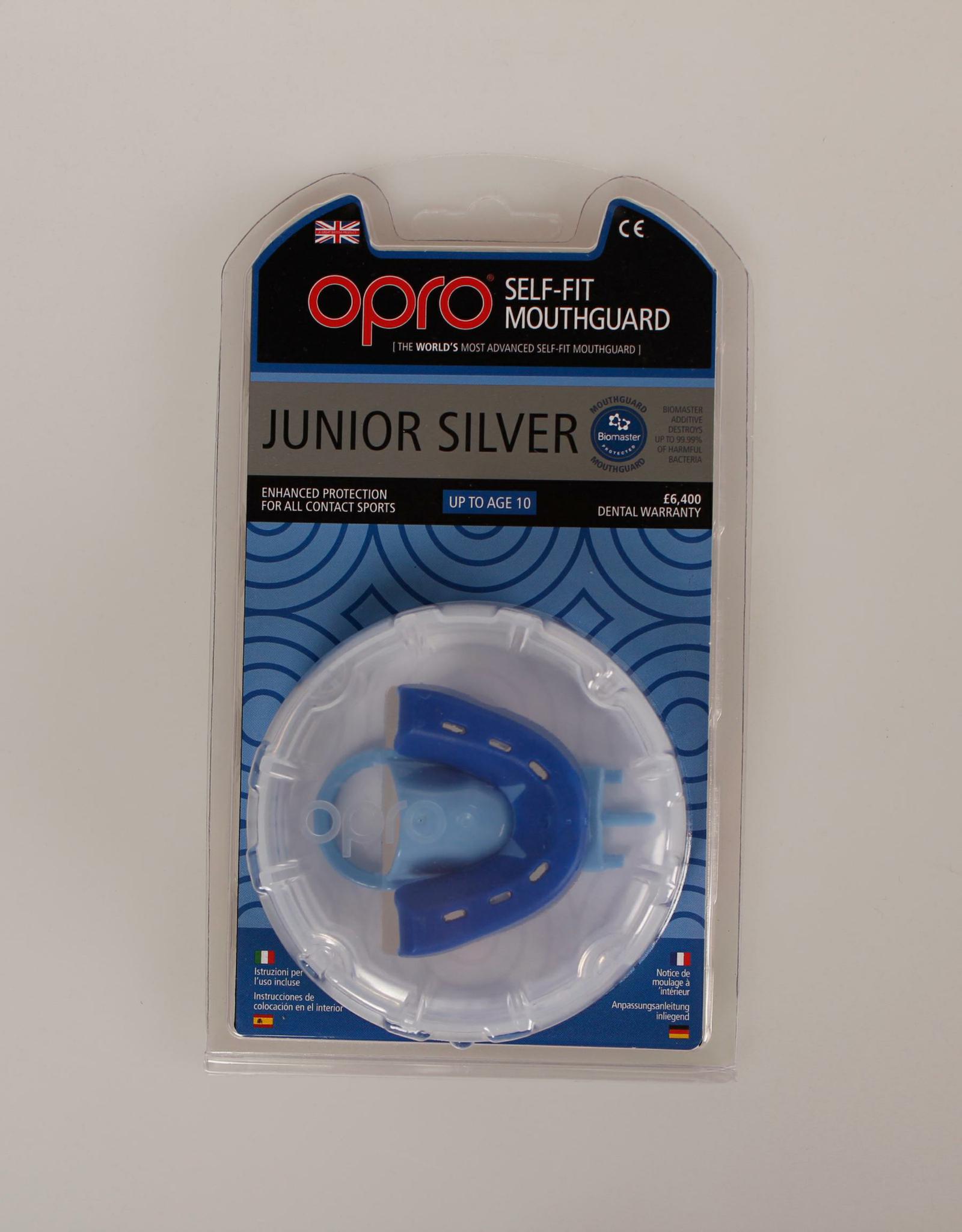JUNIOR SILVER 4 MOUTHGUA BLUE/LIGHT BLUE