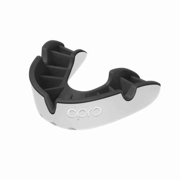 JUNIOR SILVER 4 MOUTHGUA WHITE/BLACK