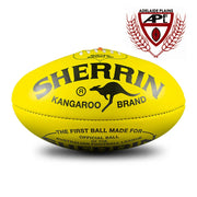 KB Game Ball Yellow - Adelaide Plains Football League (current logo ball)