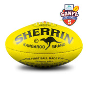 KB Game Ball Yellow - SANFL Juniors (current logo ball)