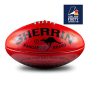 Womens KB Match Football Red - Adelaide Footy League (current logo ball)