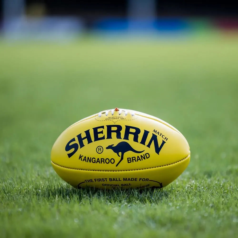 KB Game Ball Yellow - SANFL Country Football League (current logo ball)