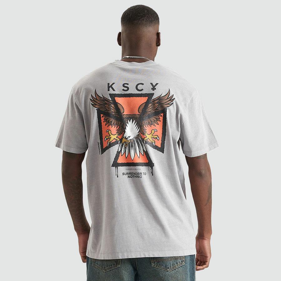WATCHER RELAXED TEE PIGMENT SILVER SCONC