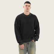 PERSHORE FULLY KNITTED JU OIL WASH BLACK