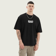 WRIGHT HEAVY OVERSIZED TE JET BLACK