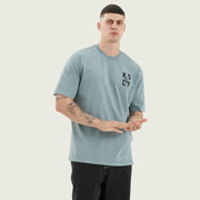 UNTAMED HEAVY BOX FIT TEE PIGMENT LEAD