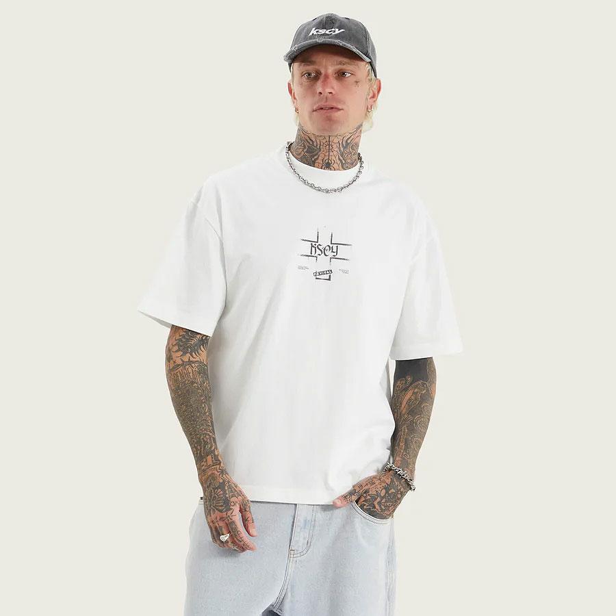 VAGE STREET TEE NATURAL WHITE