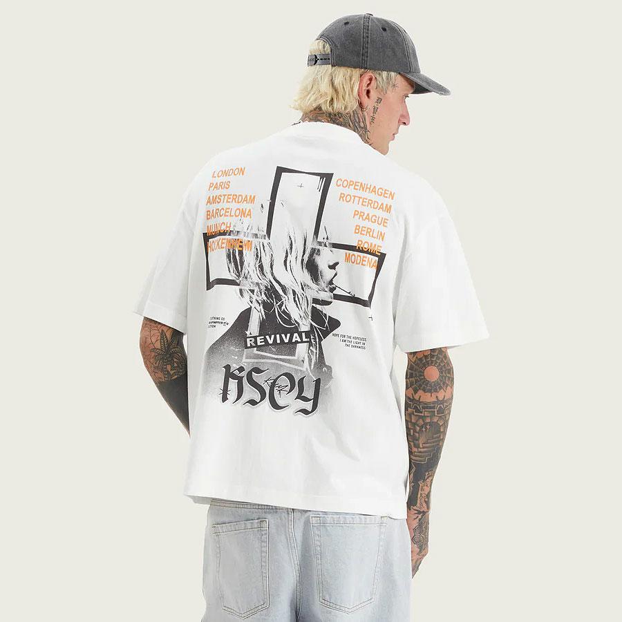 VAGE STREET TEE NATURAL WHITE