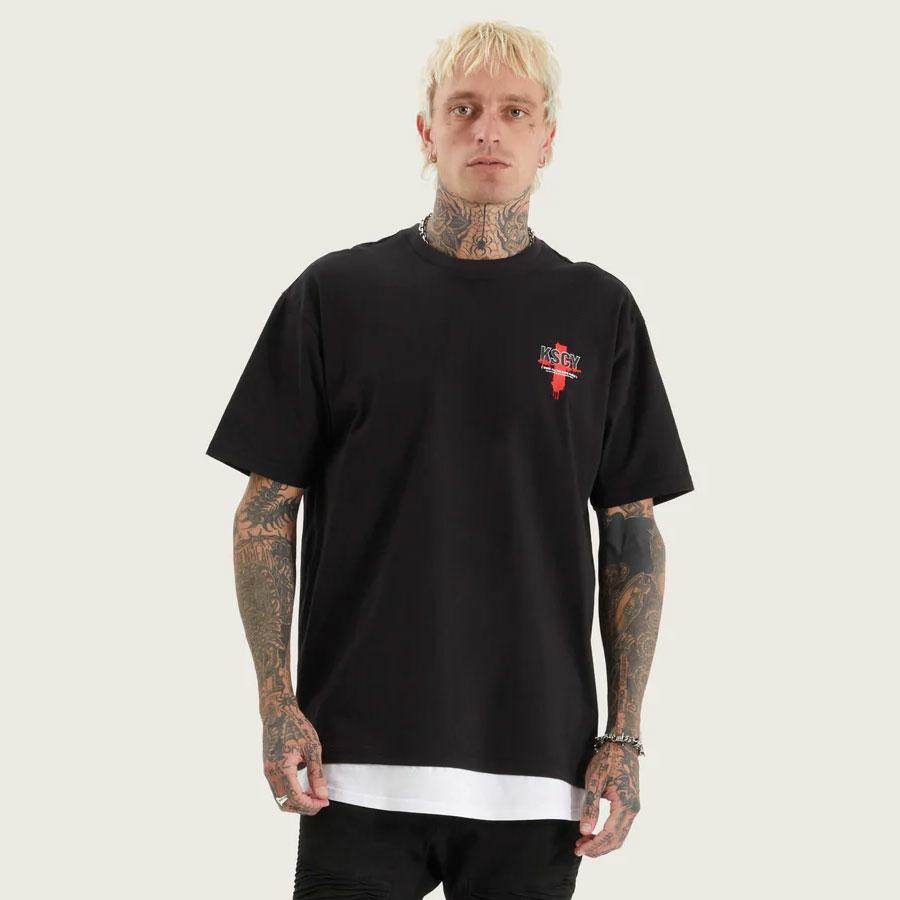 UNFORWARD BOX FIT LAYER T JET BLACK