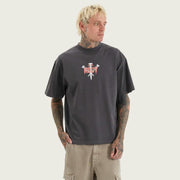 ATTACHED STREET TEE PIGMENT EBONY