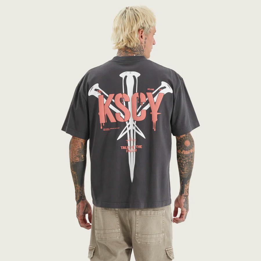 ATTACHED STREET TEE PIGMENT EBONY