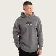 DILUTED DUAL CURVED HOODI CHARCOAL