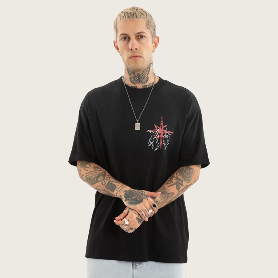 COVEN BOX FIT TEE JET BLACK