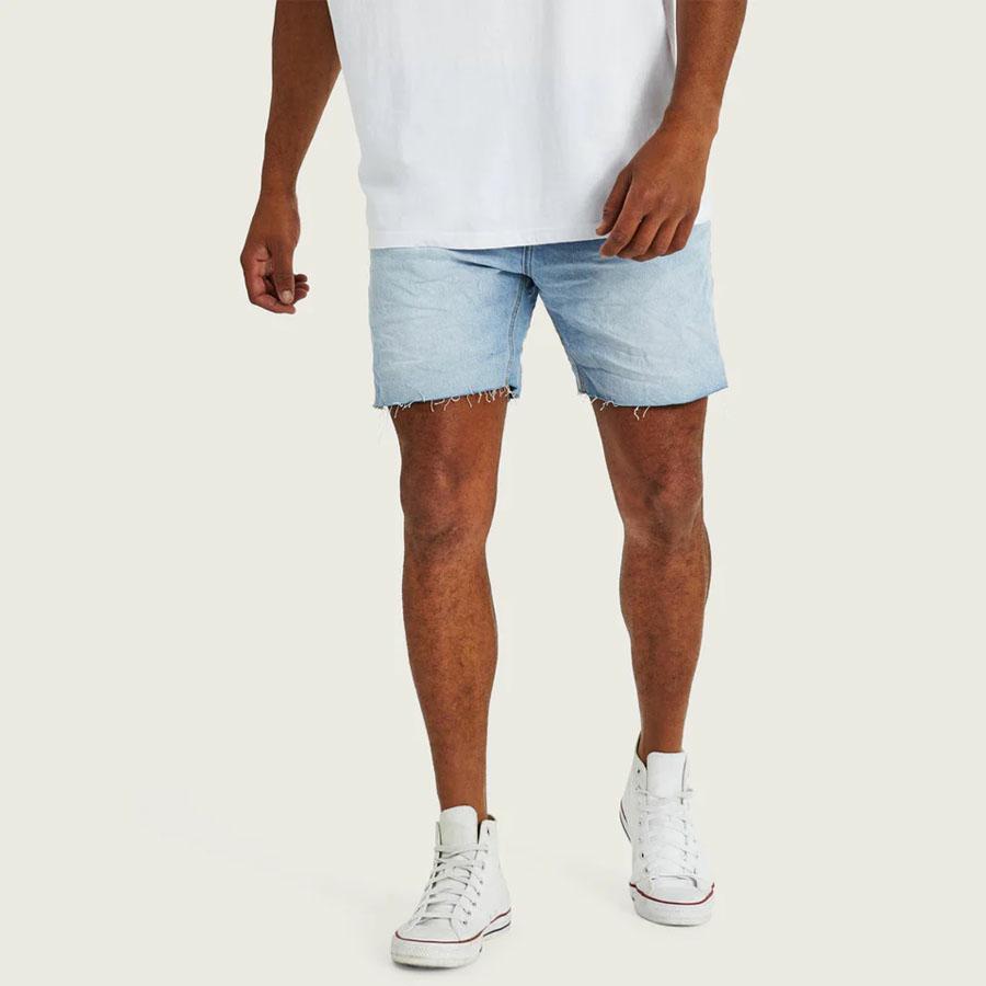 KS5 SLIM DENIM SHORT SUNBLEACHED BLUE