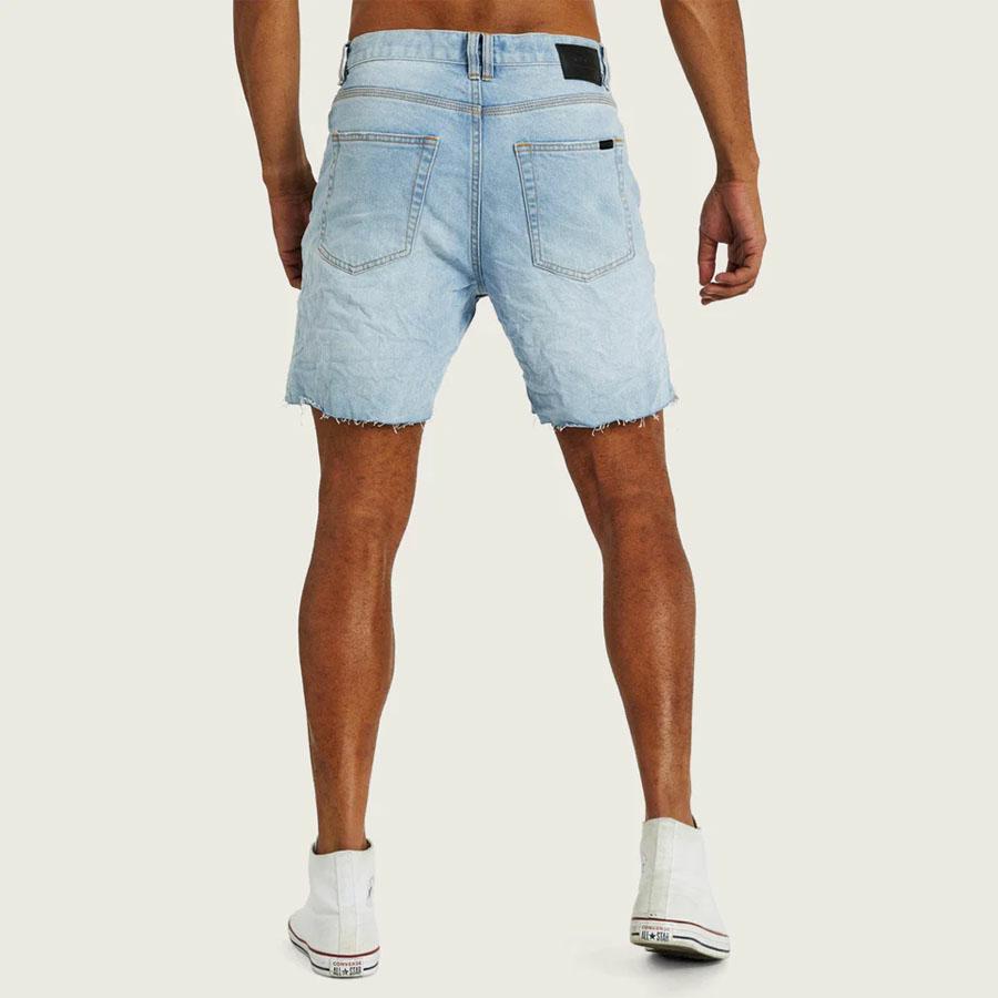 KS5 SLIM DENIM SHORT SUNBLEACHED BLUE