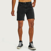 KS5 SLIM DENIM SHORT VINTAGE BLACK