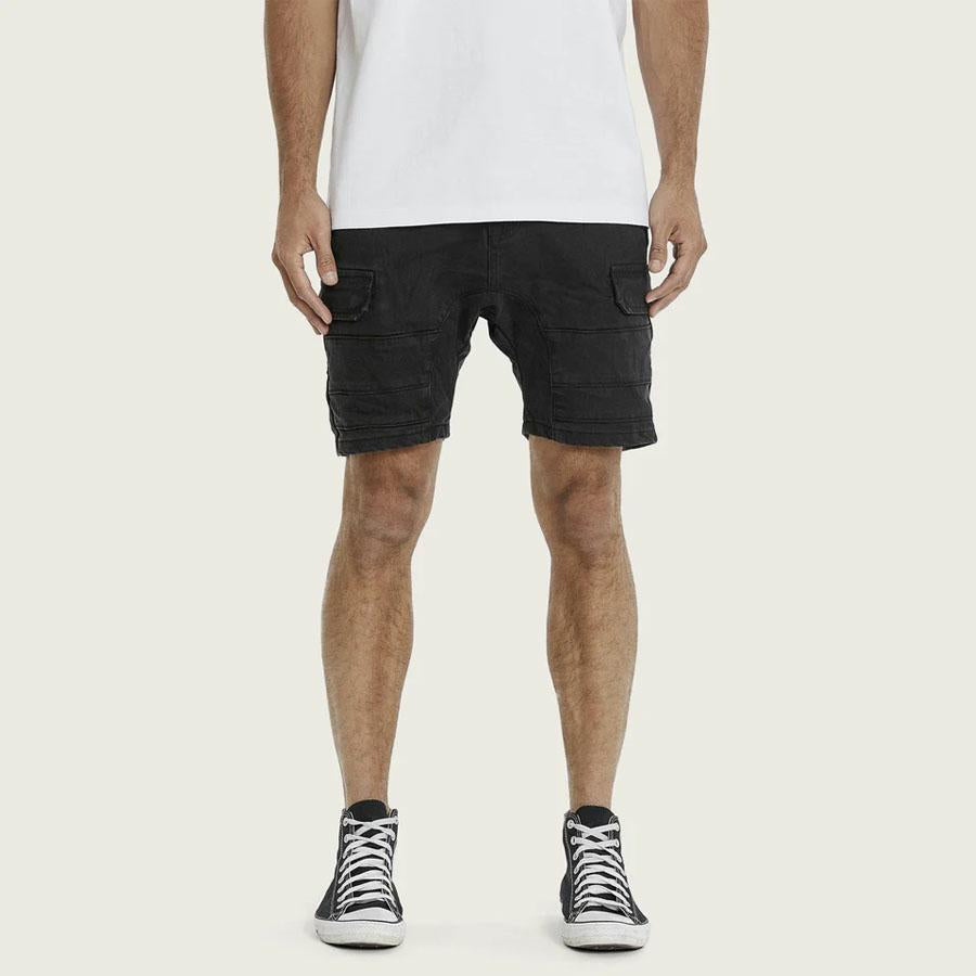SALEM CARGO SHORT OBSIDIAN BLACK