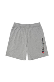 SCRIPT JERSEY SHORT OXFORD HEATHER