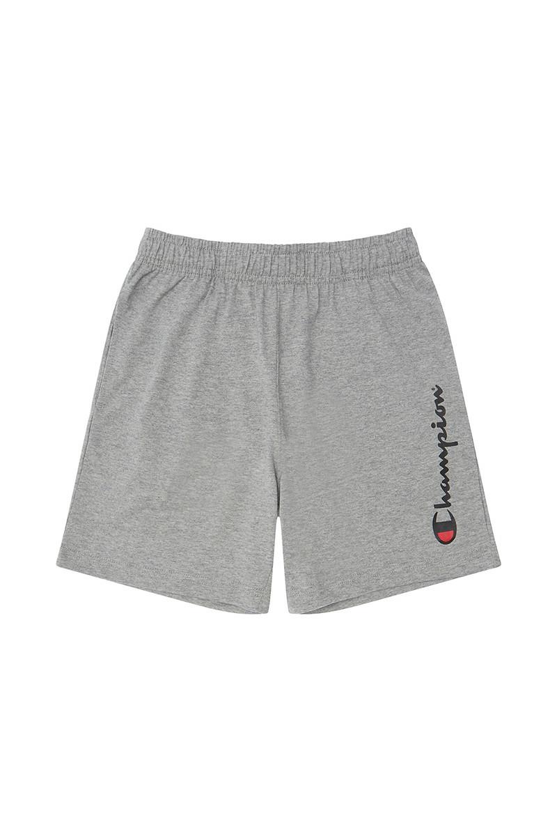 SCRIPT JERSEY SHORT OXFORD HEATHER