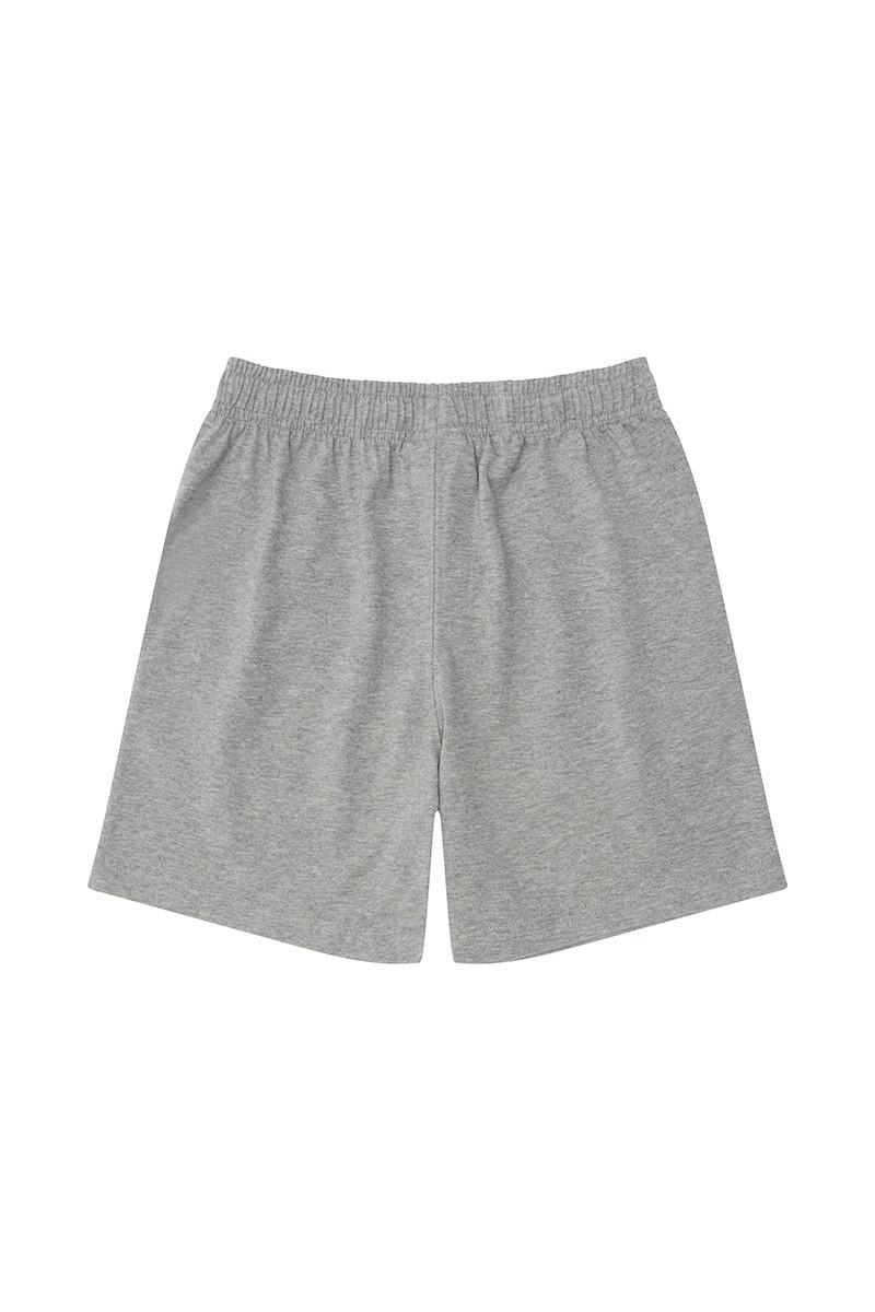 SCRIPT JERSEY SHORT OXFORD HEATHER