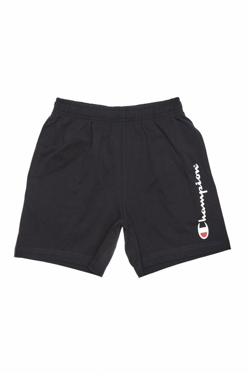 SCRIPT JERSEY SHORT BLK