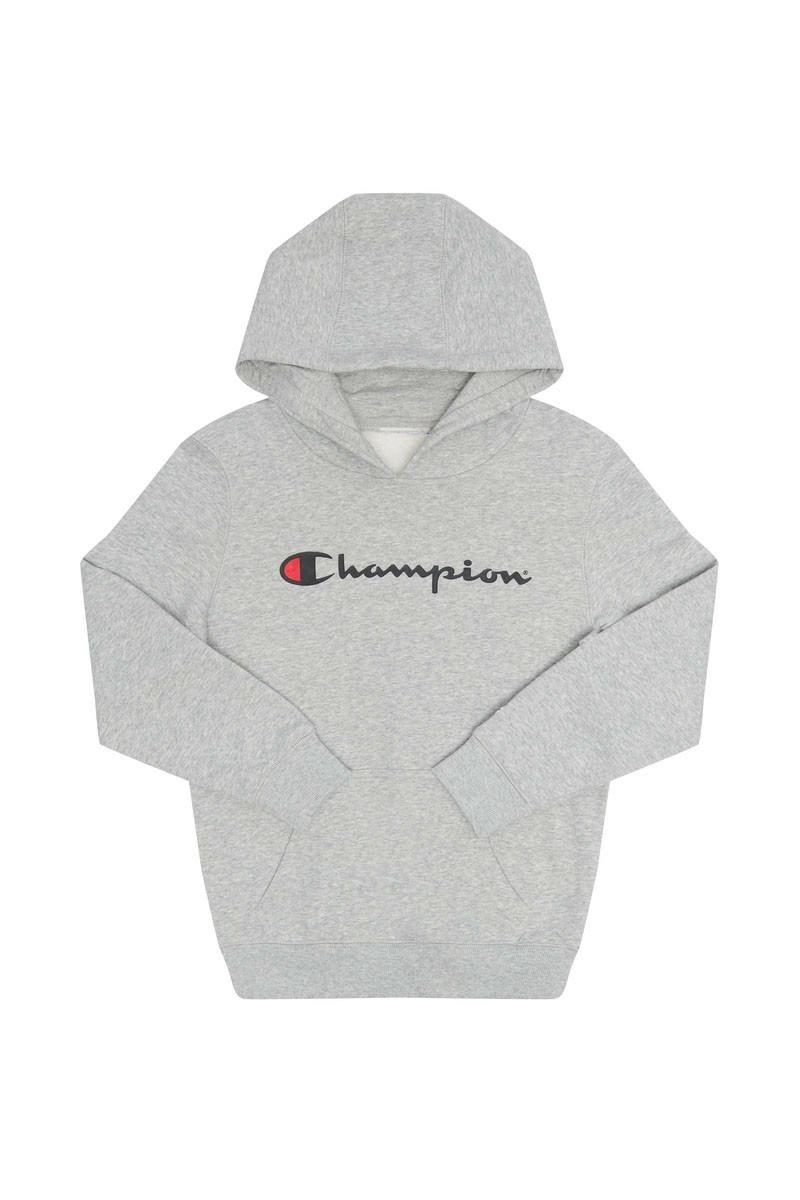 CHMPD SCRIPT HOODIE OXFORD HEATHER