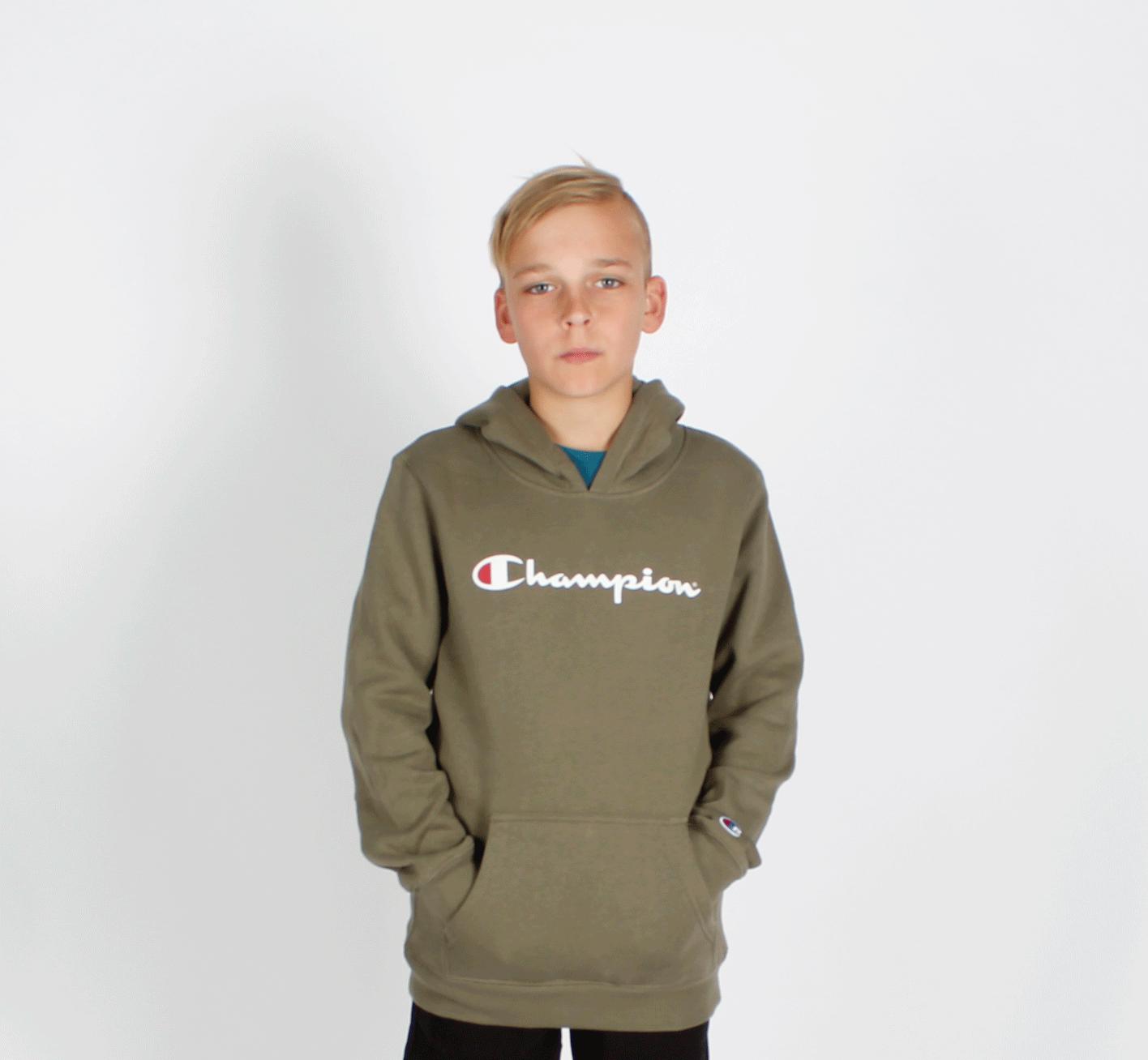 CHMPD SCRIPT HOODIE LADY FERN