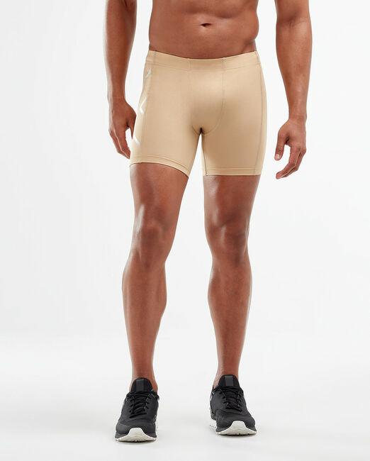 TR2 COMP 1/2 SHORT M BEIGE/SILVER
