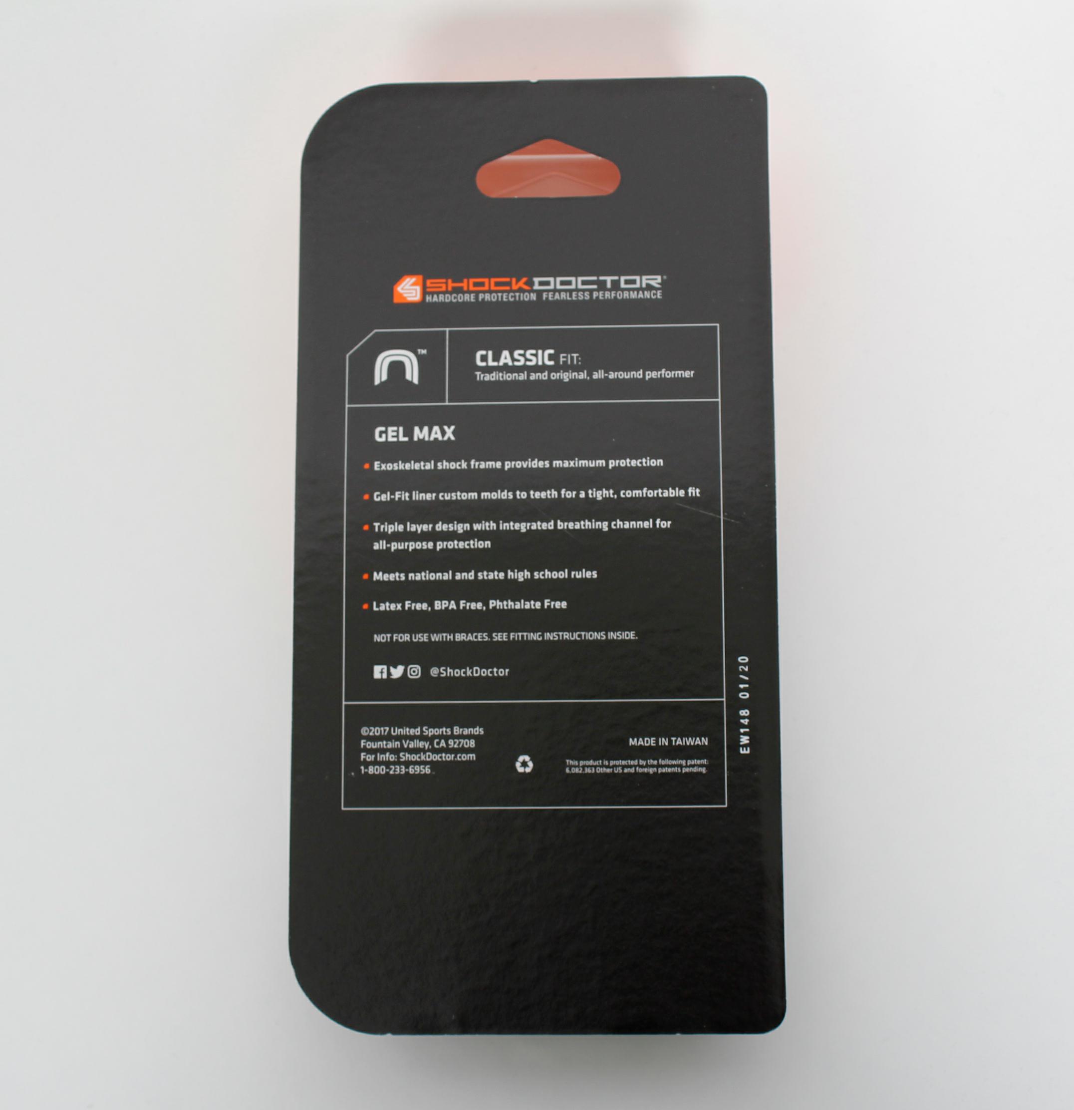 GEL MAX MOUTHGUARD BLUE/BLACK