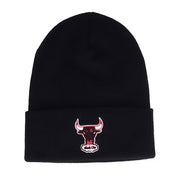 TEAM LOGO CUFF KNIT BULLS BLACK