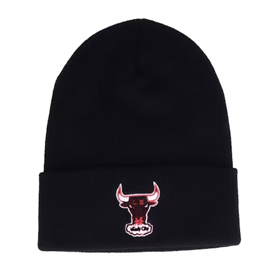 TEAM LOGO CUFF KNIT BULLS BLACK