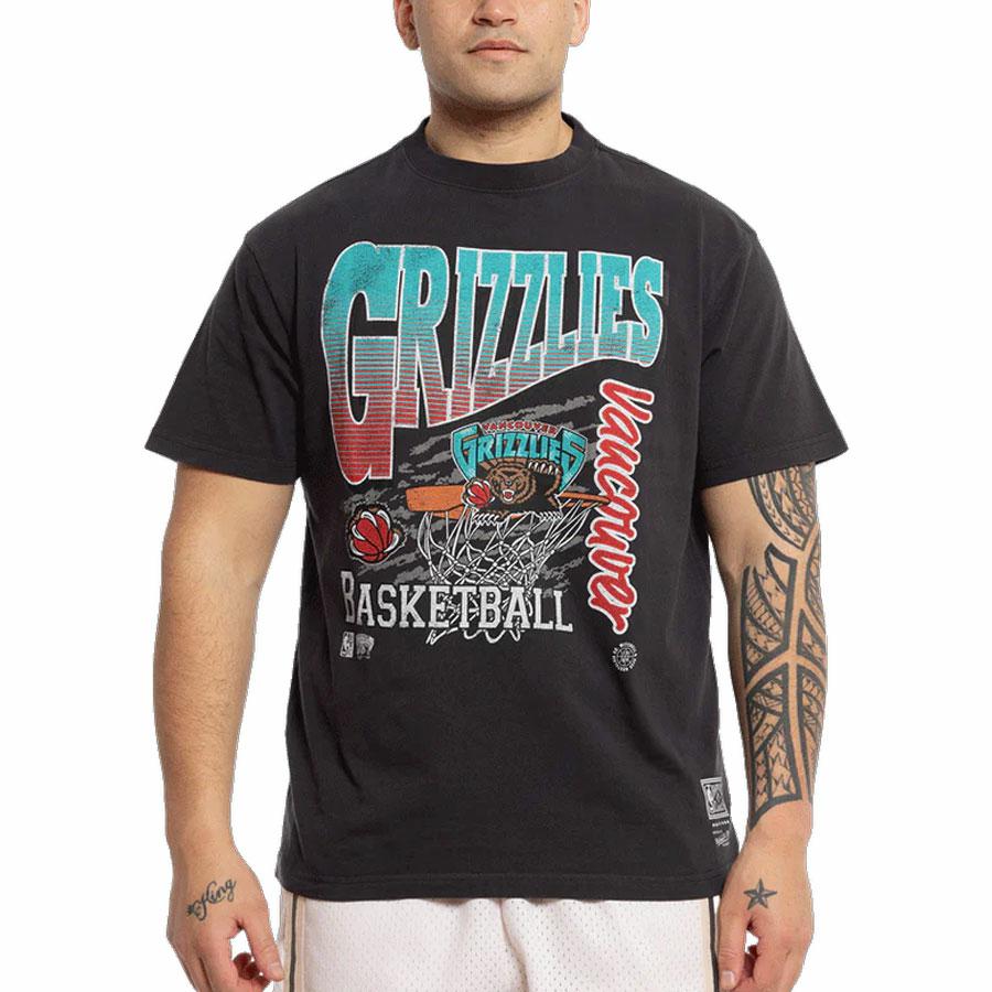 BASKET TEE GRZLS OVERDYED BLACK