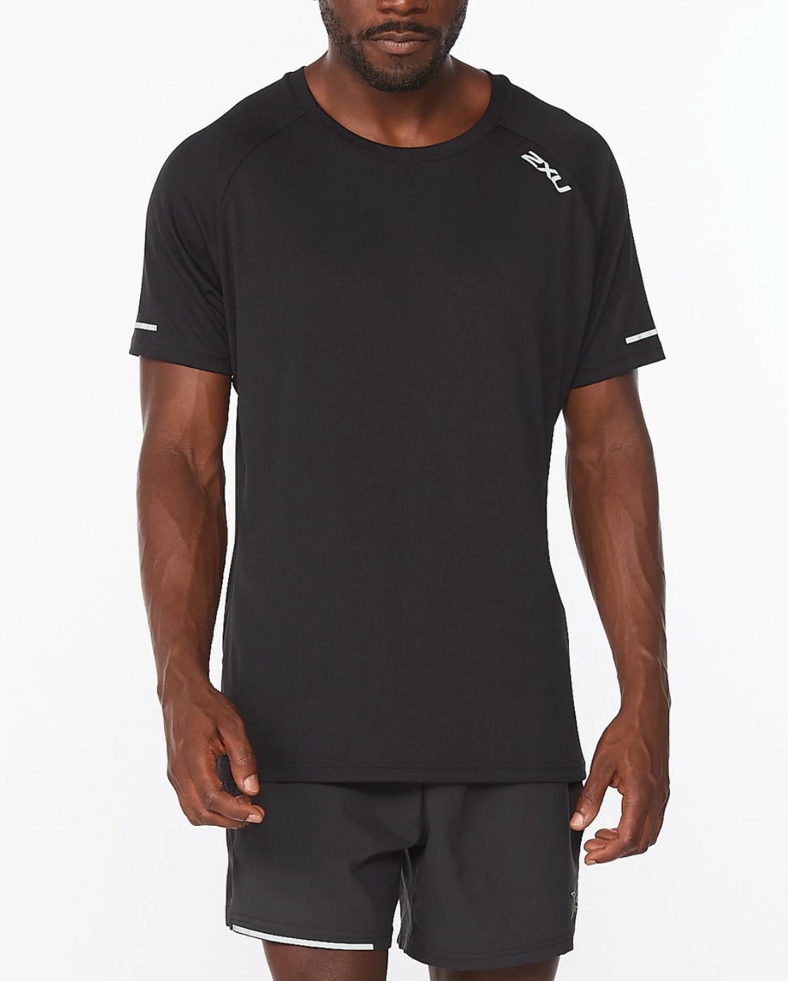 AERO TEE BLACK/SILVER REFLECT