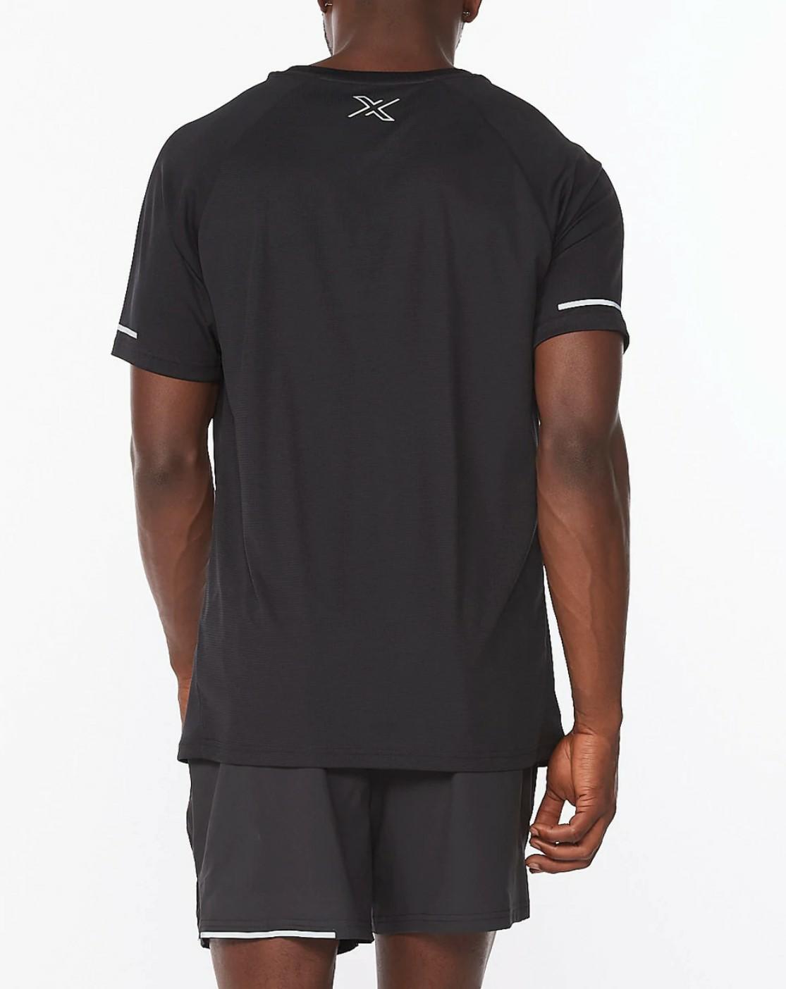 AERO TEE BLACK/SILVER REFLECT
