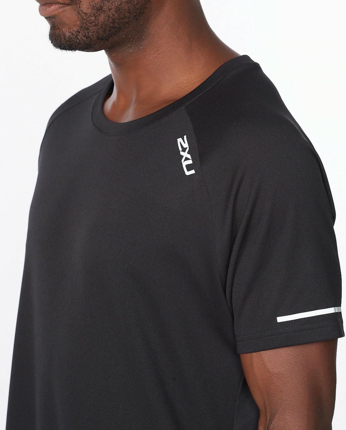 AERO TEE BLACK/SILVER REFLECT