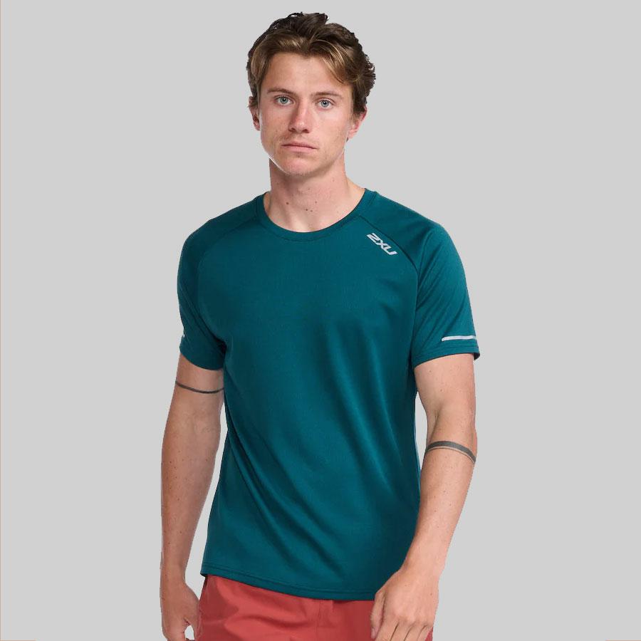 AERO TEE DEEP JADE/SILVER REF