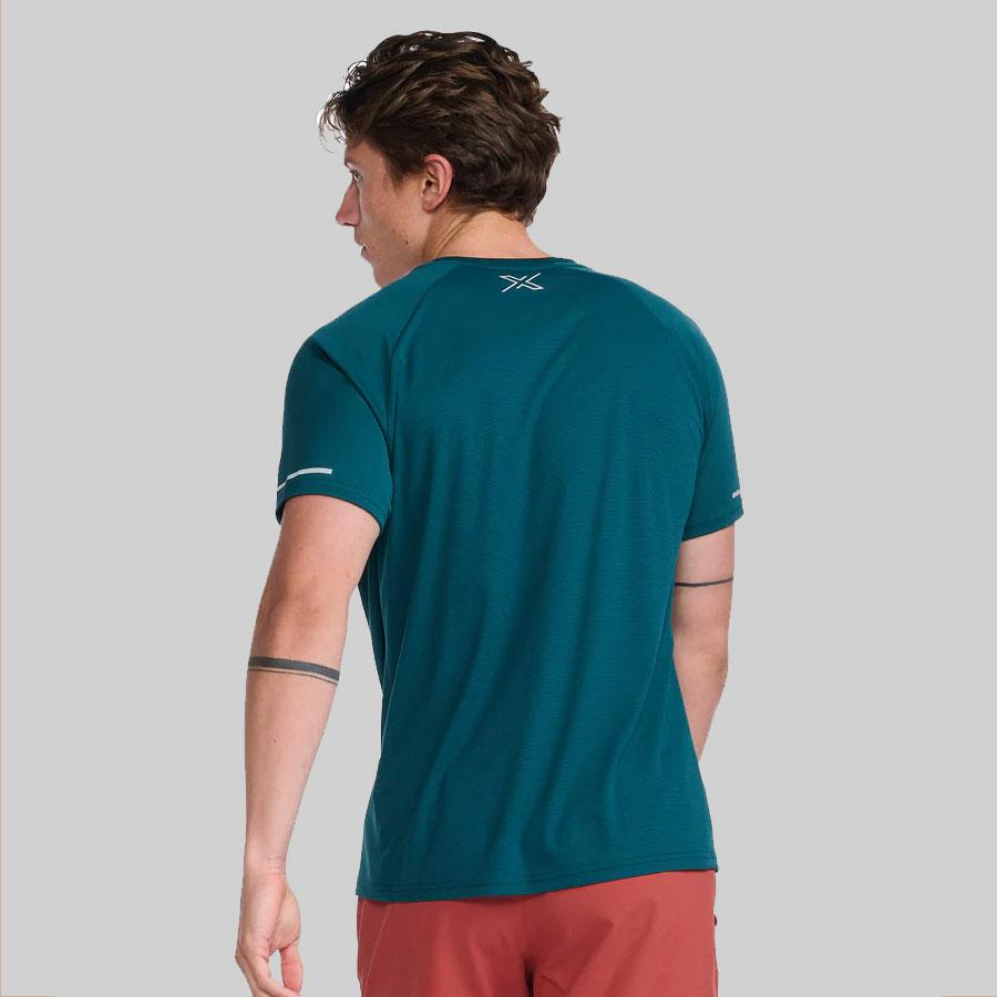 AERO TEE DEEP JADE/SILVER REF