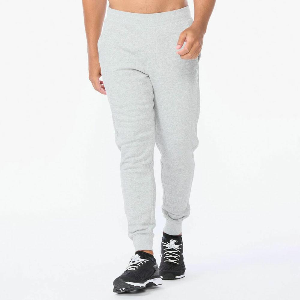 ASPIRE TRACKPANTS GREY MARLE/WHITE